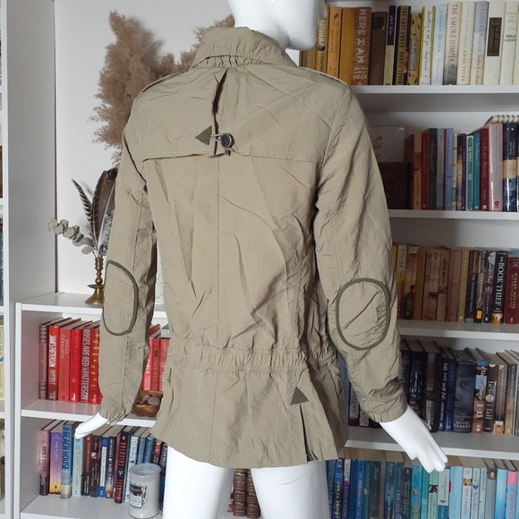 G.E.T. Outerwear Zip-Up Adjustable Waist Many Pockets Jacket P3653 - Picture 4 of 13